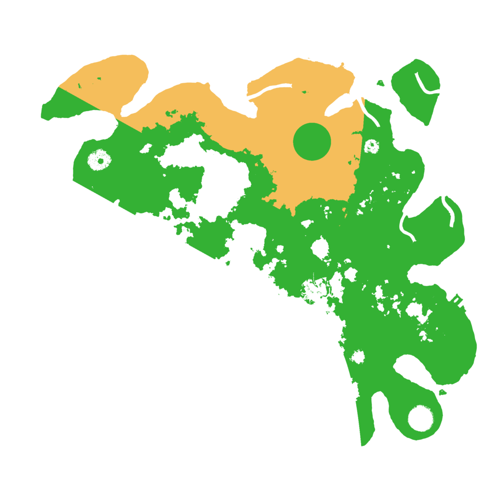 Biome Rust Map: Procedural Map, Size: 3500, Seed: 1538623