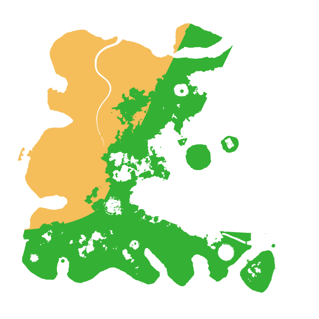 Biome Rust Map: Procedural Map, Size: 3500, Seed: 1008891239