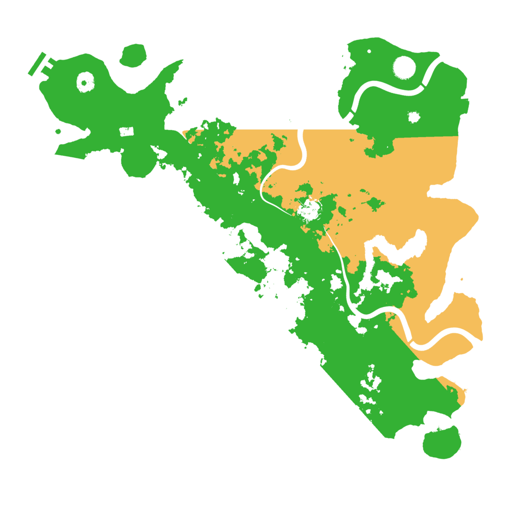 Biome Rust Map: Procedural Map, Size: 4000, Seed: 990206