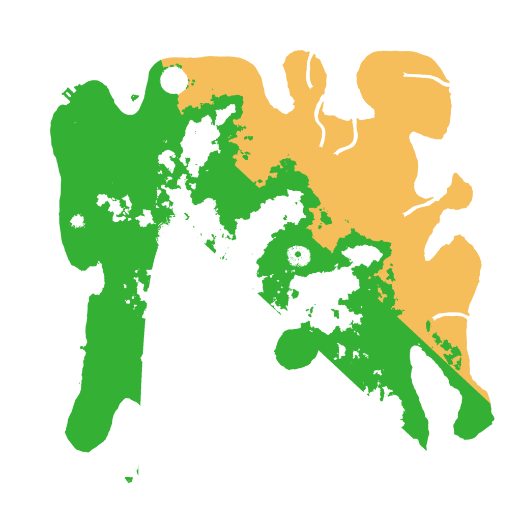 Biome Rust Map: Procedural Map, Size: 3500, Seed: 77491679