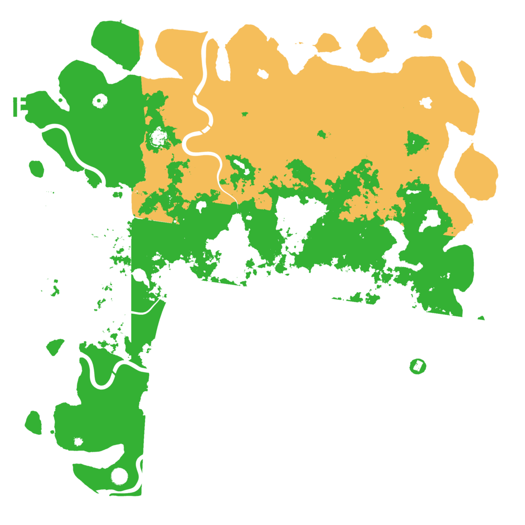 Biome Rust Map: Procedural Map, Size: 5500, Seed: 3984