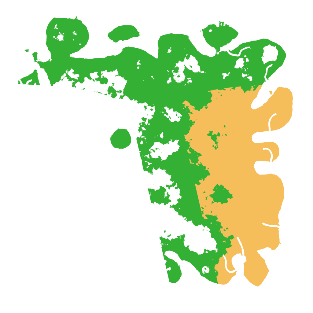 Biome Rust Map: Procedural Map, Size: 4300, Seed: 316846524