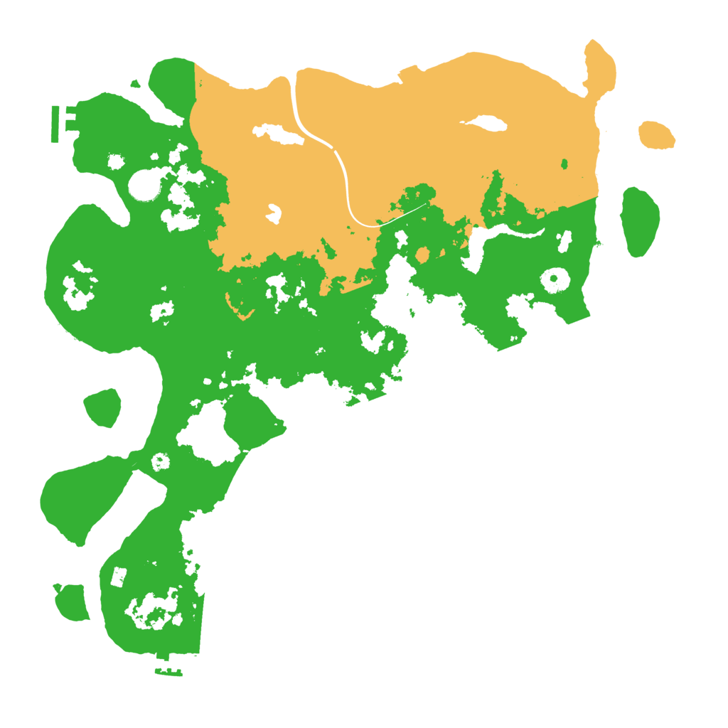 Biome Rust Map: Procedural Map, Size: 4000, Seed: 1985