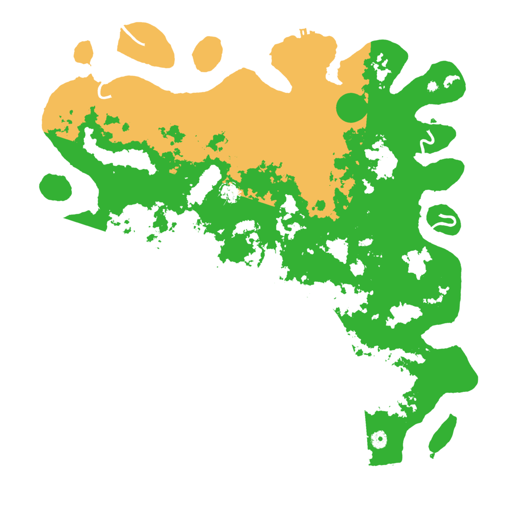 Biome Rust Map: Procedural Map, Size: 4500, Seed: 145642201