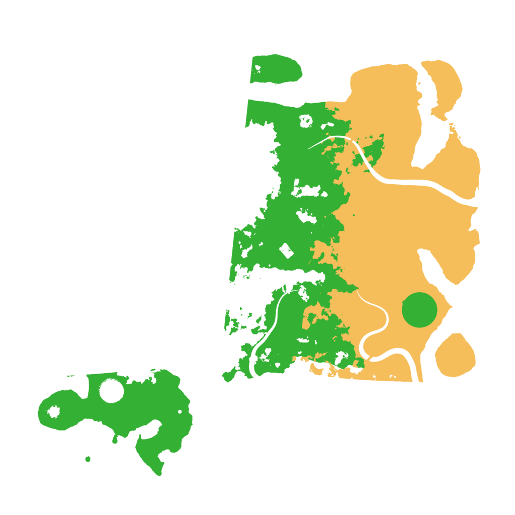 Biome Rust Map: Procedural Map, Size: 3850, Seed: 87373105