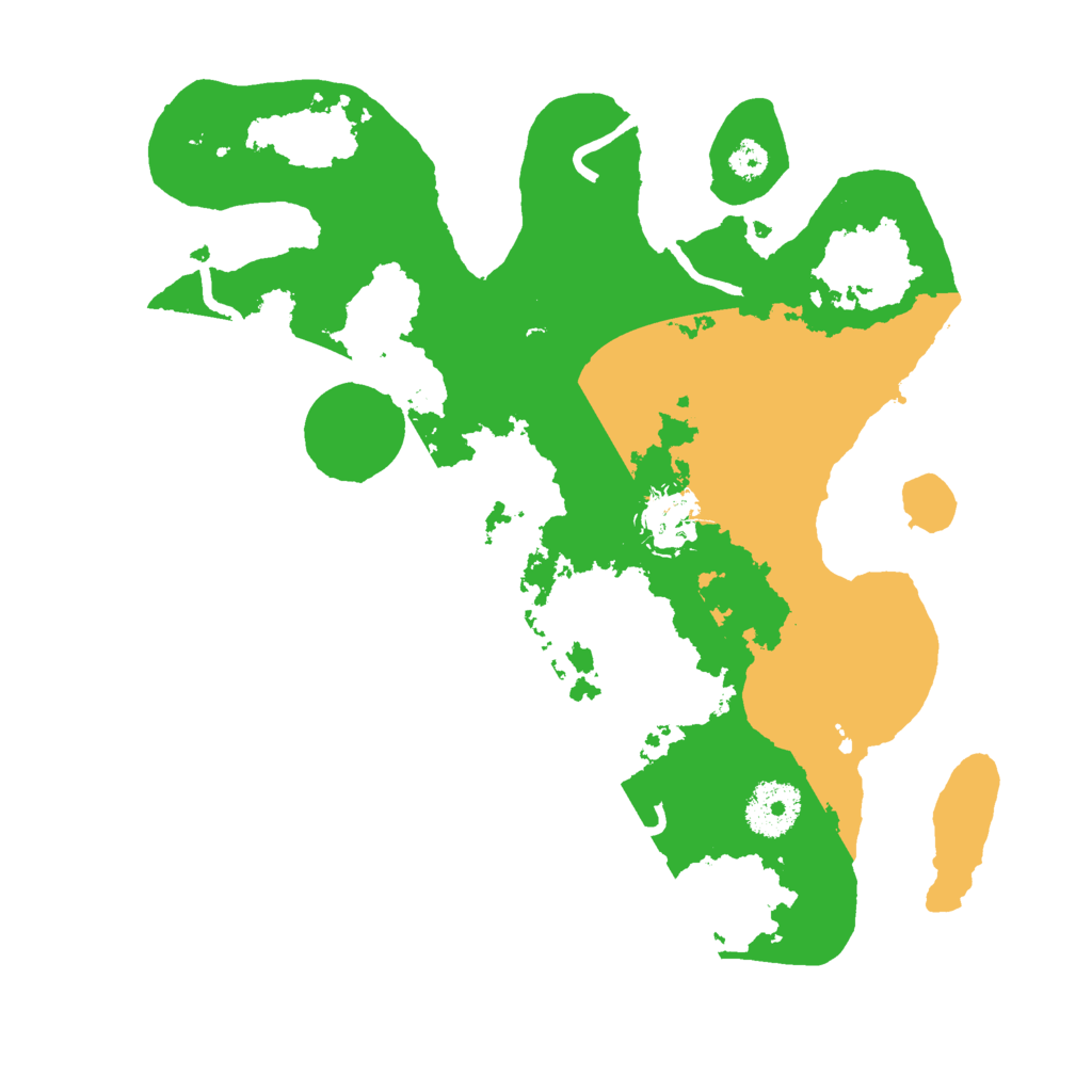 Biome Rust Map: Procedural Map, Size: 3000, Seed: 390308796