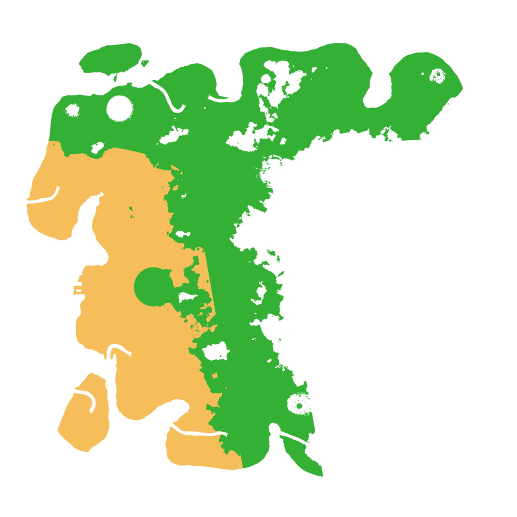 Biome Rust Map: Procedural Map, Size: 3500, Seed: 1070323625