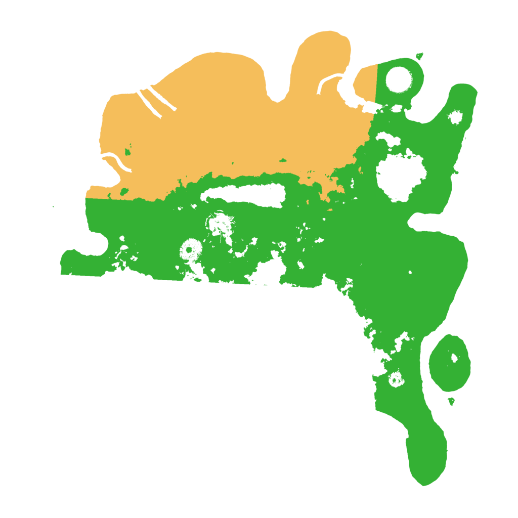 Biome Rust Map: Procedural Map, Size: 3500, Seed: 719166959