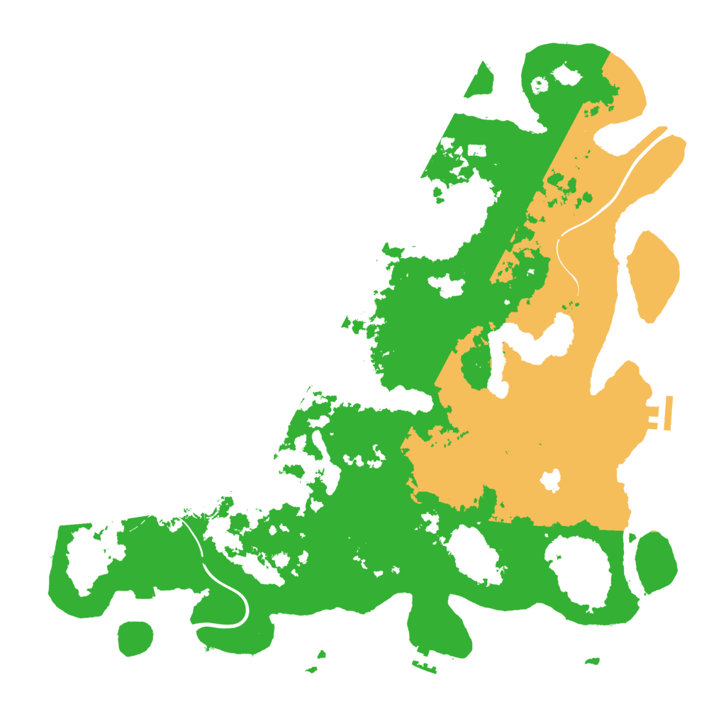 Biome Rust Map: Procedural Map, Size: 4250, Seed: 1636800365