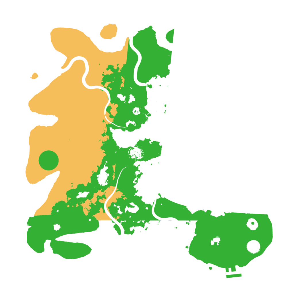 Biome Rust Map: Procedural Map, Size: 3900, Seed: 264