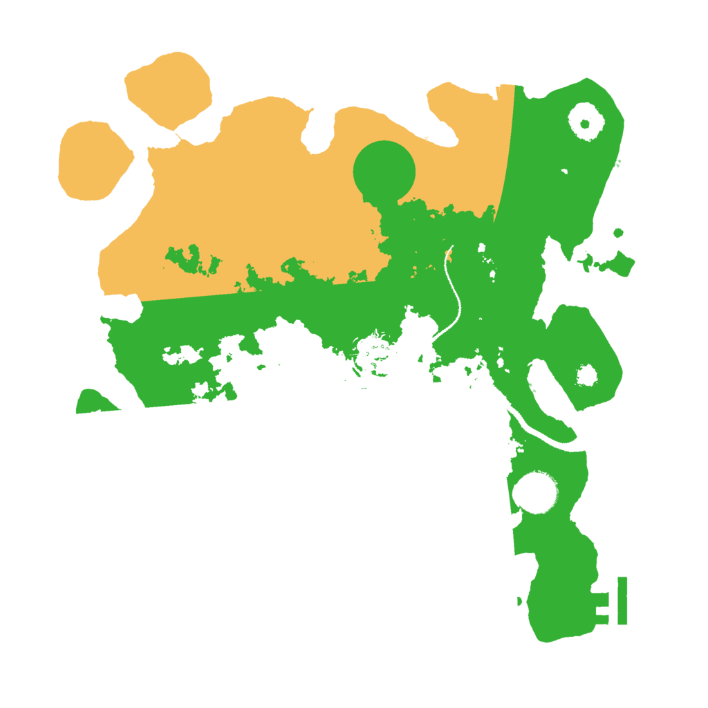 Biome Rust Map: Procedural Map, Size: 3000, Seed: 845997705