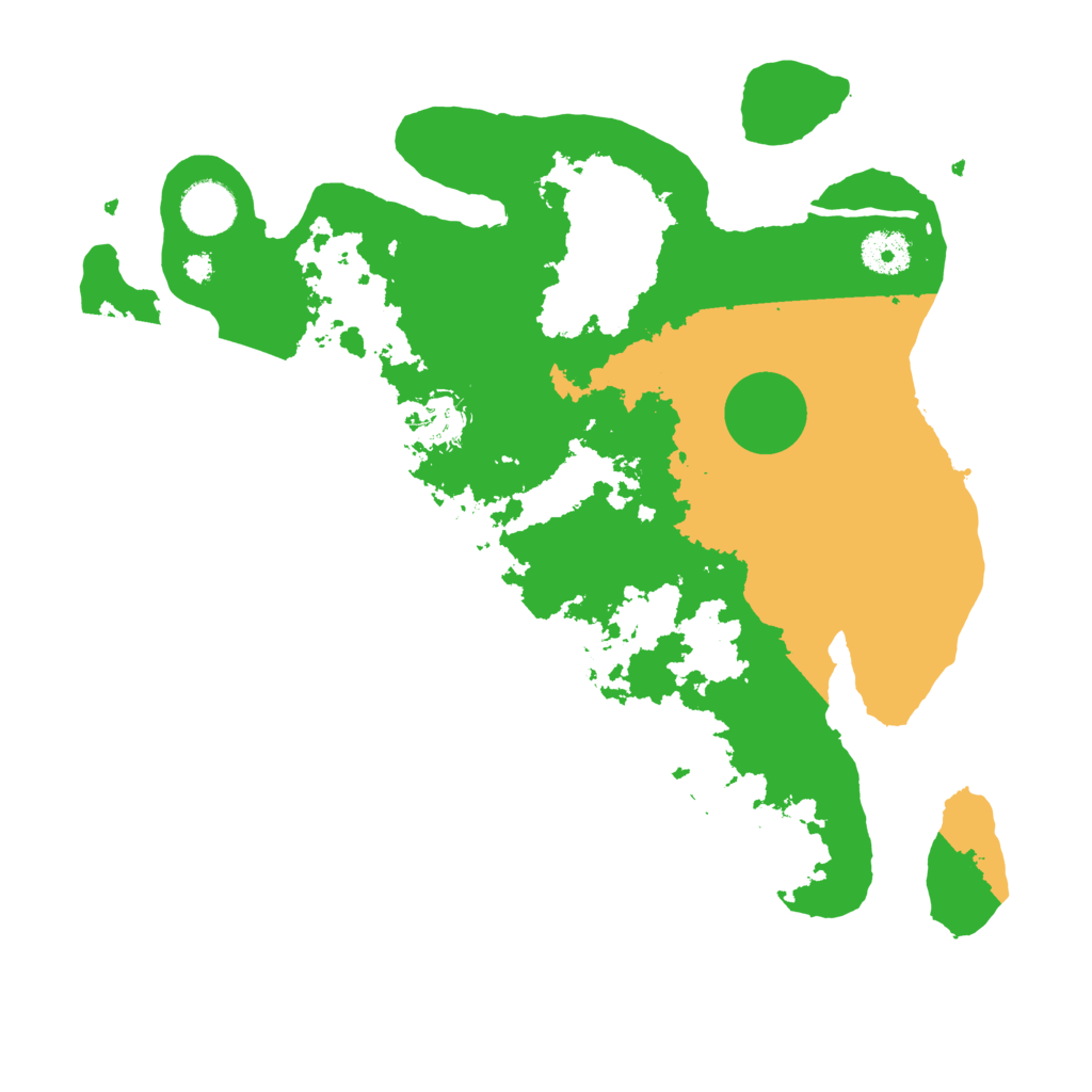 Biome Rust Map: Procedural Map, Size: 3500, Seed: 66814426