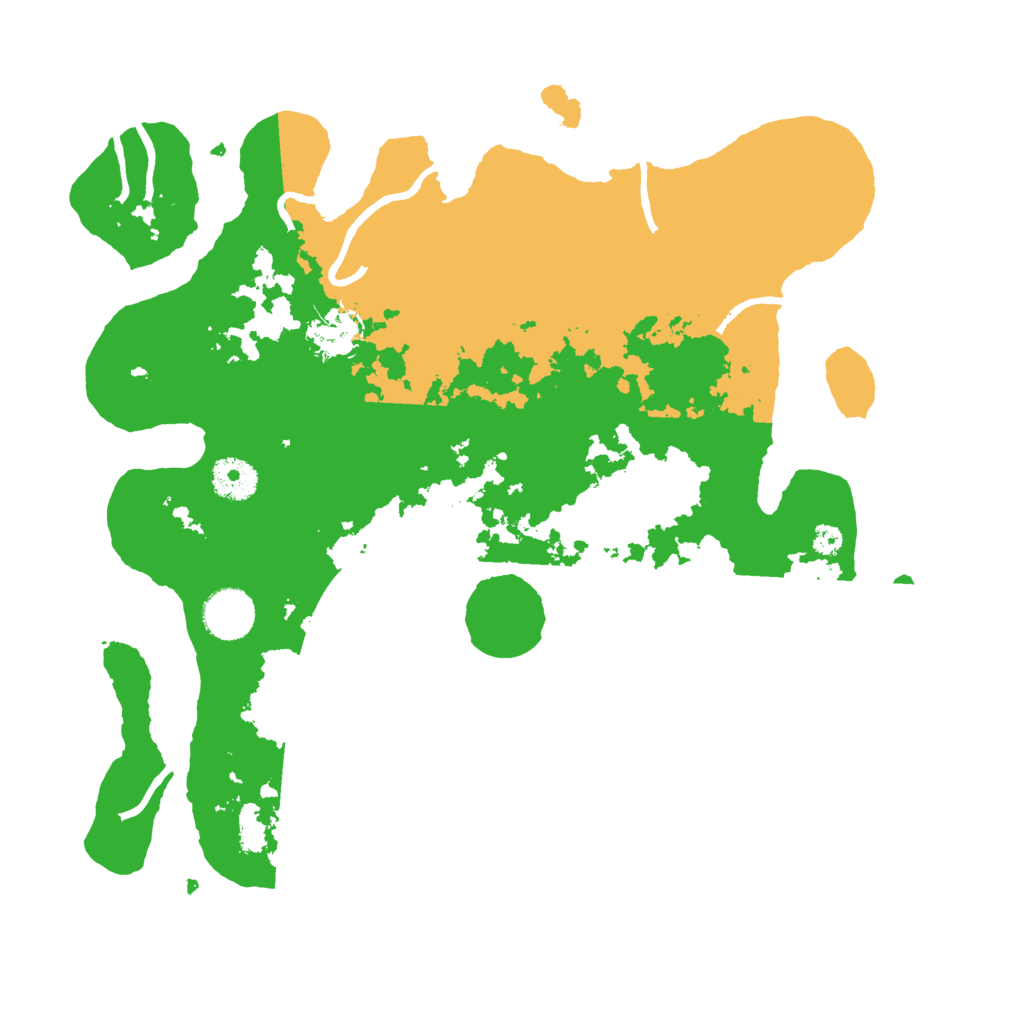 Biome Rust Map: Procedural Map, Size: 3500, Seed: 1477