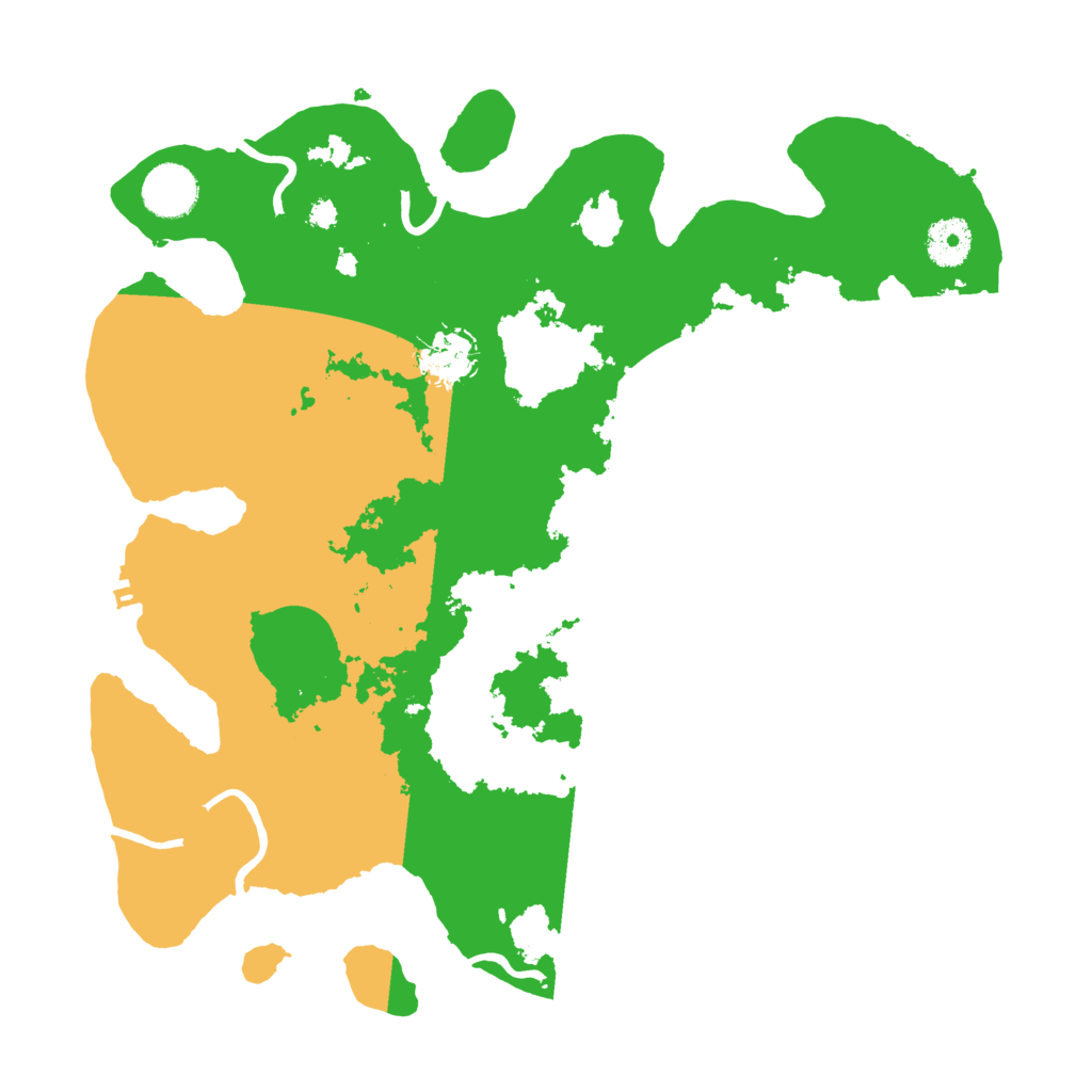 Biome Rust Map: Procedural Map, Size: 3500, Seed: 744941889