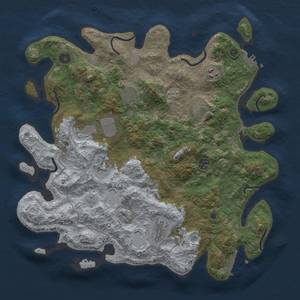 Thumbnail Rust Map: Procedural Map, Size: 4000, Seed: 978024462, 17 Monuments
