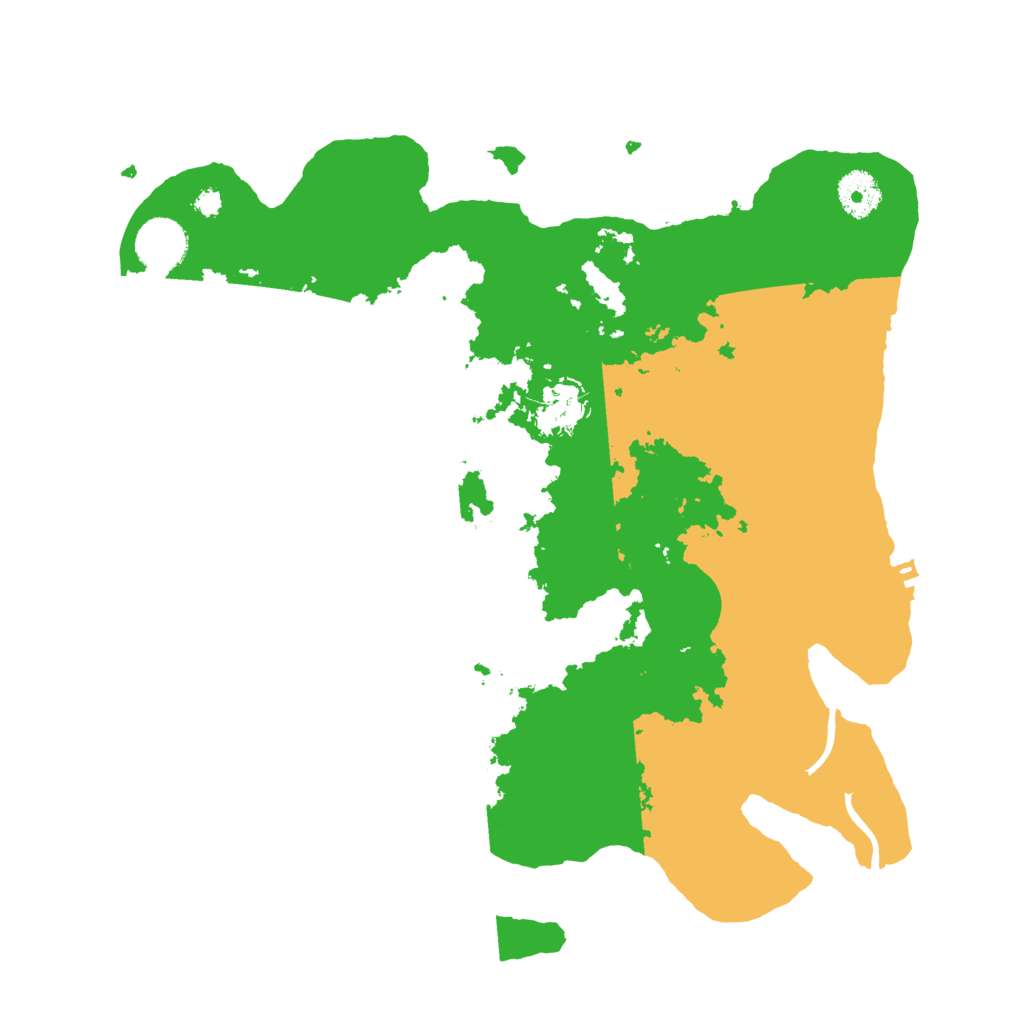 Biome Rust Map: Procedural Map, Size: 3500, Seed: 1979488797