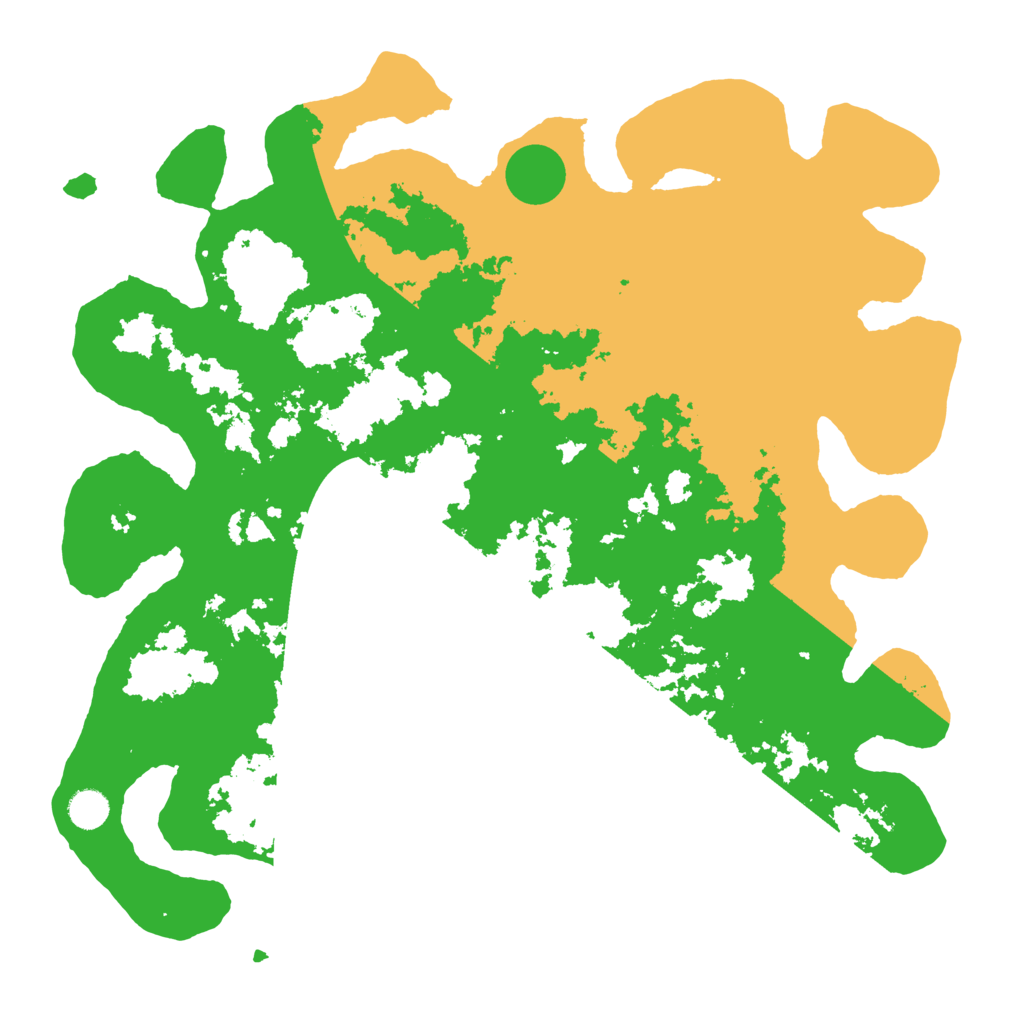 Biome Rust Map: Barren, Size: 4500, Seed: 2543