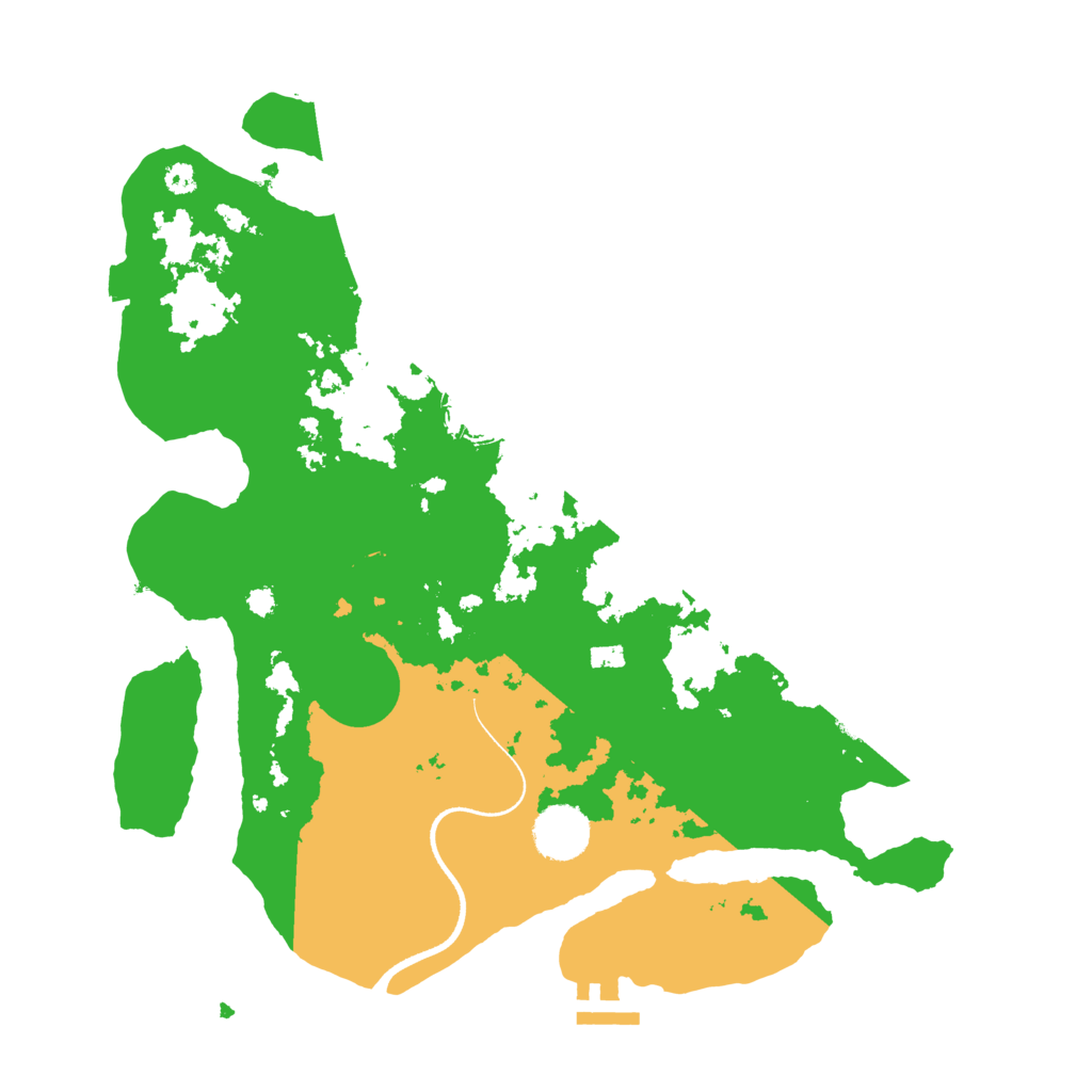 Biome Rust Map: Procedural Map, Size: 3500, Seed: 414214