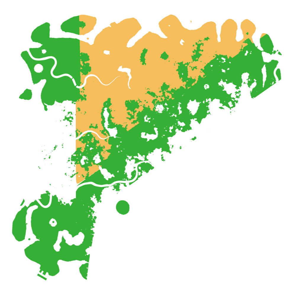 Biome Rust Map: Procedural Map, Size: 6000, Seed: 1356643644