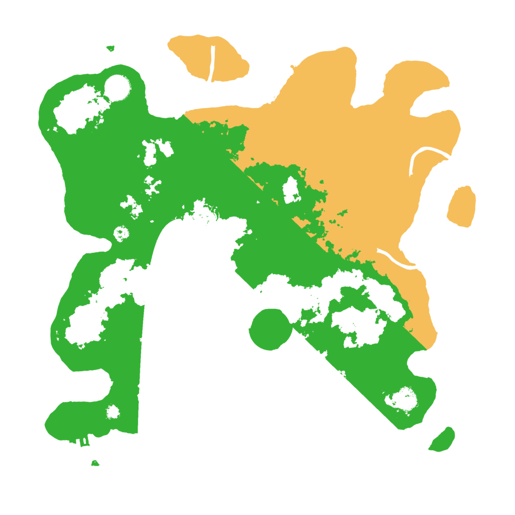 Biome Rust Map: Procedural Map, Size: 3500, Seed: 1735268064