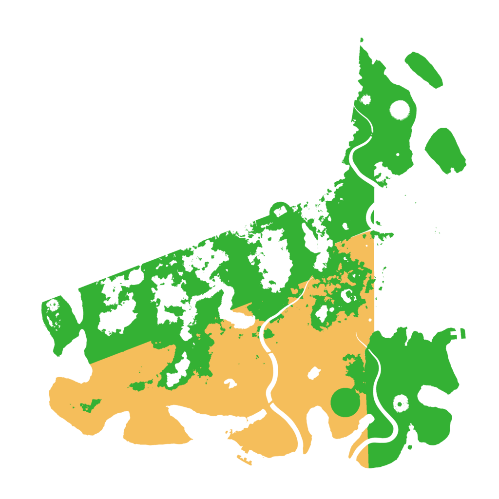 Biome Rust Map: Procedural Map, Size: 4500, Seed: 24071