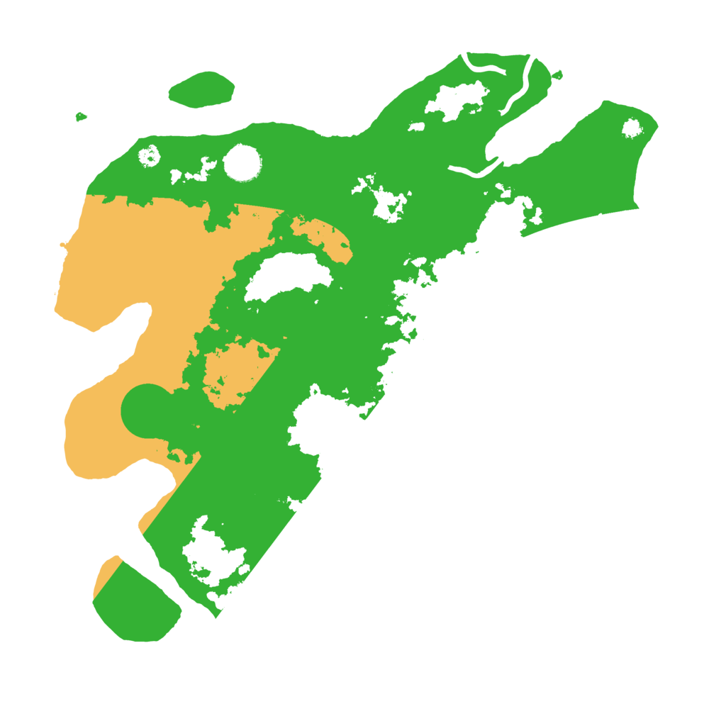 Biome Rust Map: Procedural Map, Size: 3500, Seed: 690311048