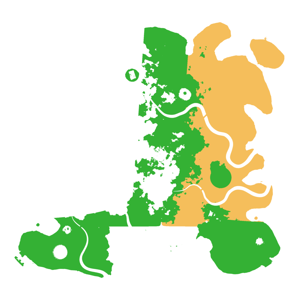 Biome Rust Map: Procedural Map, Size: 3750, Seed: 512331