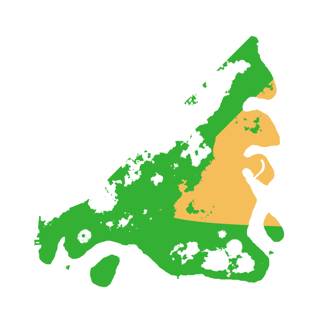 Biome Rust Map: Procedural Map, Size: 3500, Seed: 265201