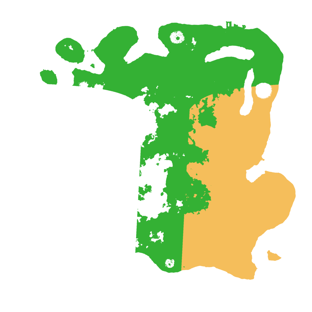 Biome Rust Map: Procedural Map, Size: 3500, Seed: 34882