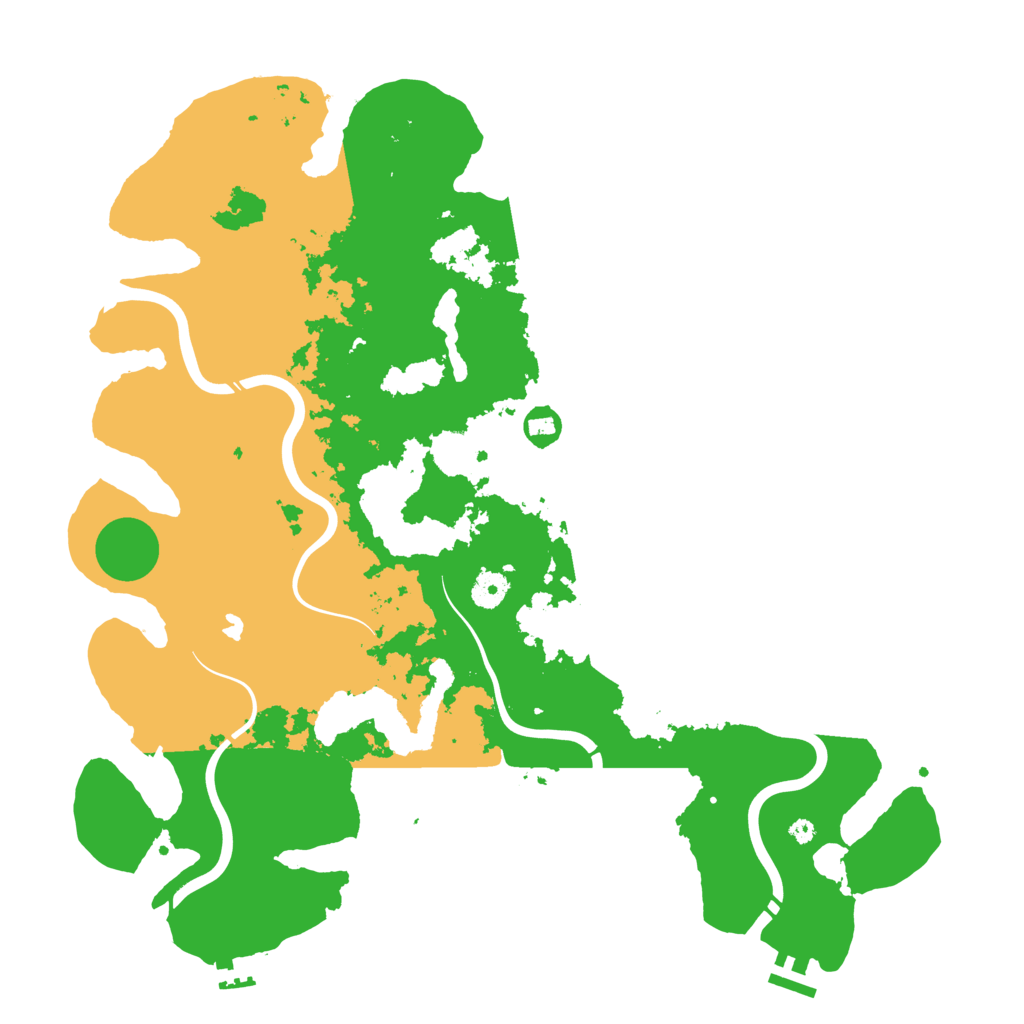 Biome Rust Map: Procedural Map, Size: 4250, Seed: 145654