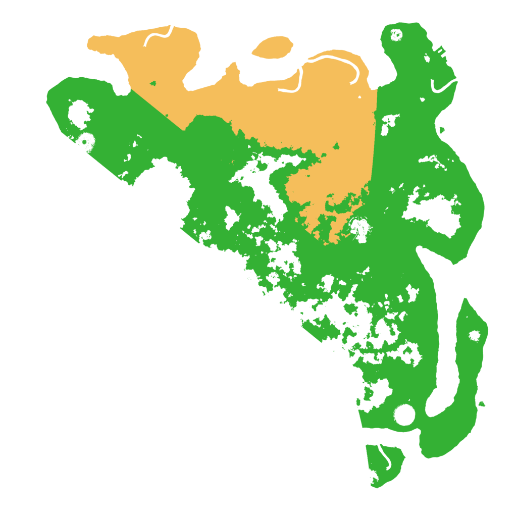 Biome Rust Map: Procedural Map, Size: 4300, Seed: 464486788