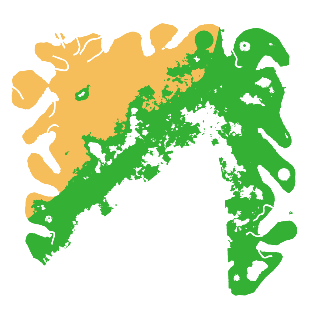 Biome Rust Map: Procedural Map, Size: 4500, Seed: 1999215800