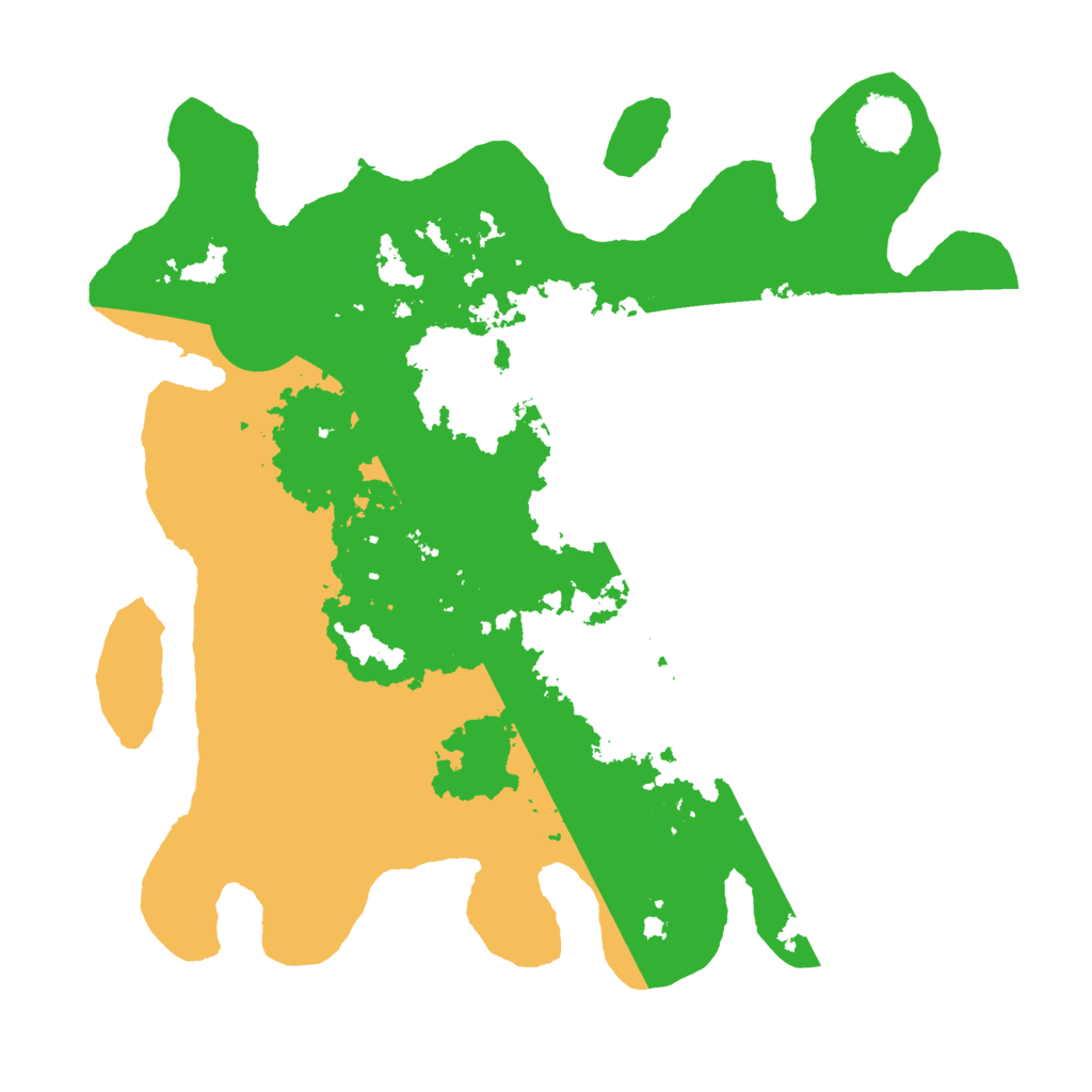Biome Rust Map: Barren, Size: 3500, Seed: 1714150893
