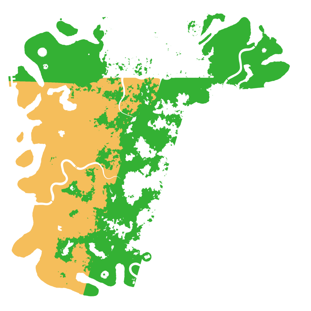 Biome Rust Map: Procedural Map, Size: 6000, Seed: 37561