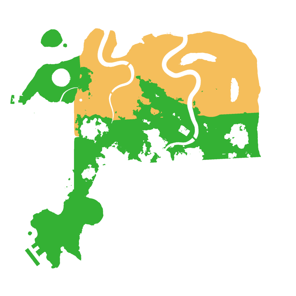 Biome Rust Map: Procedural Map, Size: 3000, Seed: 297137310