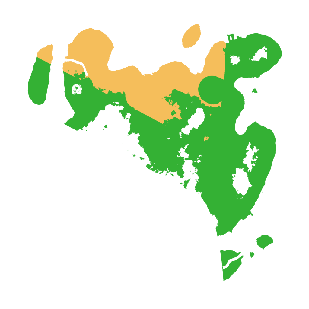 Biome Rust Map: Procedural Map, Size: 3000, Seed: 85488752