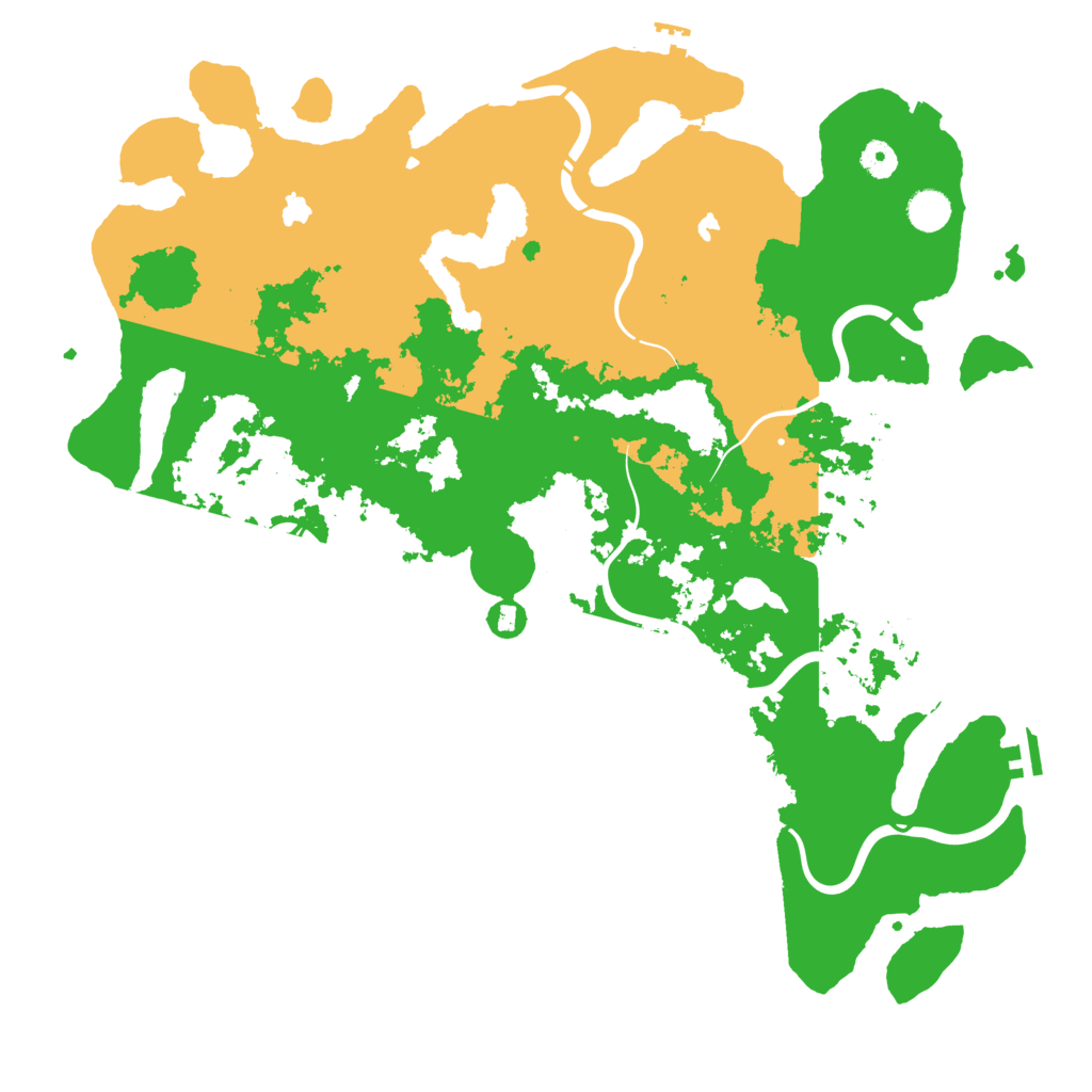 Biome Rust Map: Procedural Map, Size: 4500, Seed: 6267221