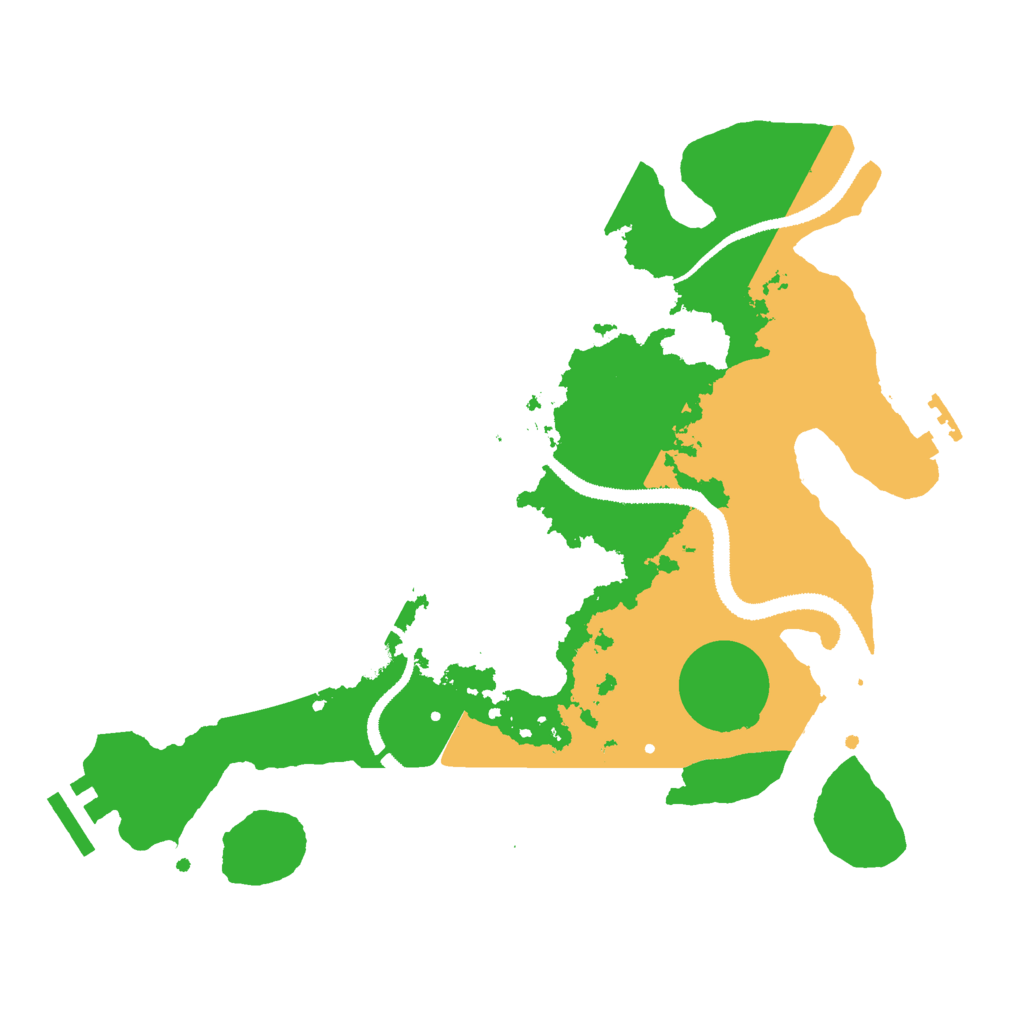 Biome Rust Map: Procedural Map, Size: 3000, Seed: 1636800365