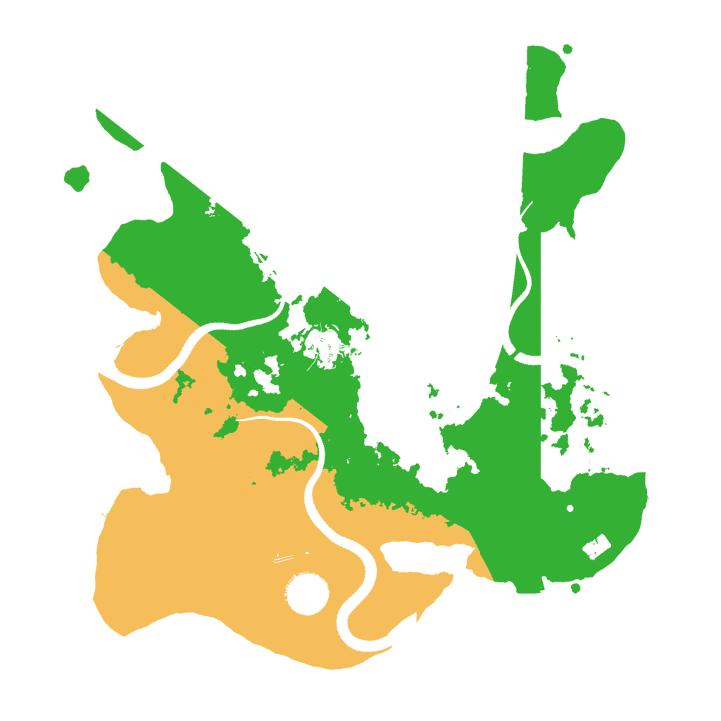 Biome Rust Map: Procedural Map, Size: 3000, Seed: 46814