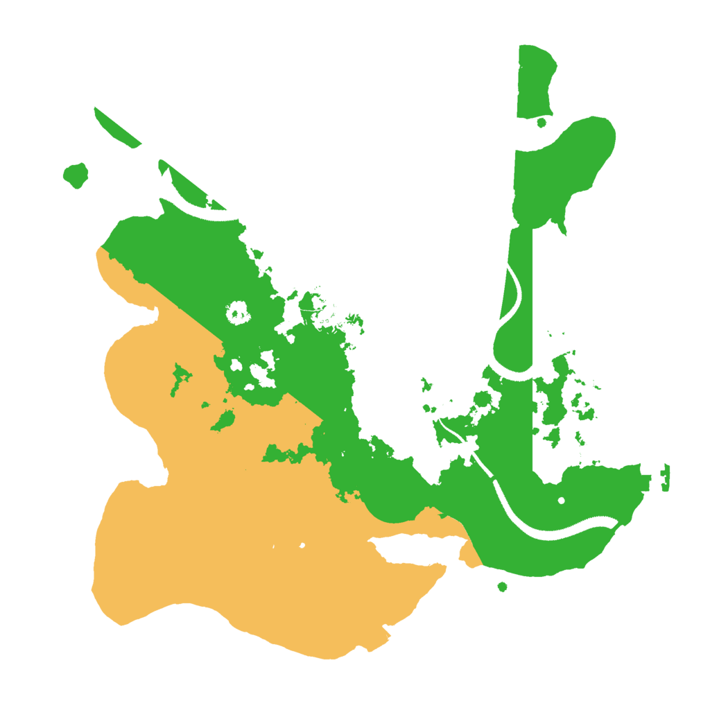 Biome Rust Map: Procedural Map, Size: 3000, Seed: 46814