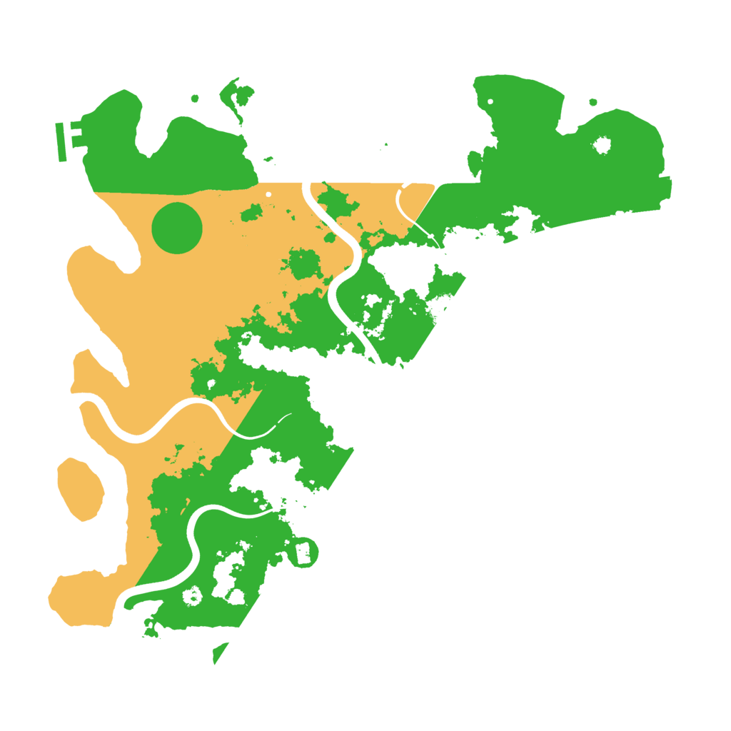 Biome Rust Map: Procedural Map, Size: 3800, Seed: 68661069