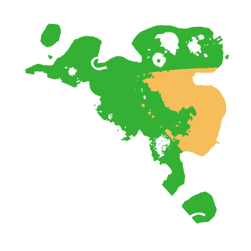 Biome Rust Map: Procedural Map, Size: 2800, Seed: 6666