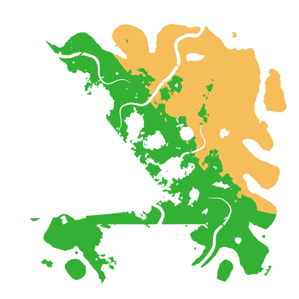 Biome Rust Map: Procedural Map, Size: 4000, Seed: 5228498