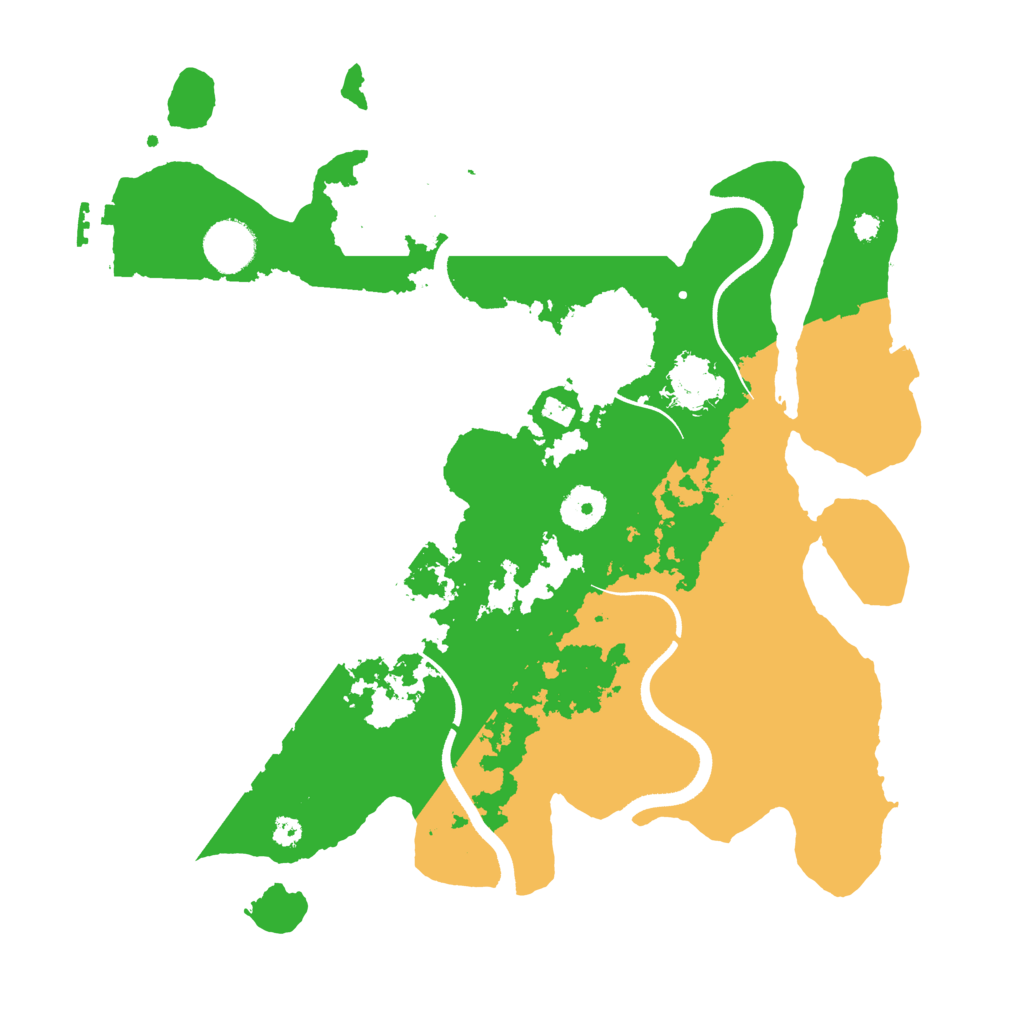 Biome Rust Map: Procedural Map, Size: 3500, Seed: 220946834