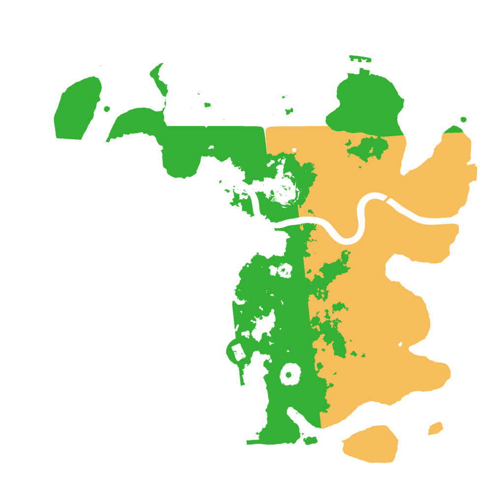 Biome Rust Map: Procedural Map, Size: 3450, Seed: 17777