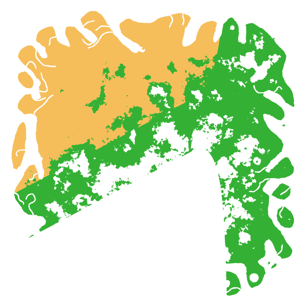 Biome Rust Map: Procedural Map, Size: 6000, Seed: 1548997873