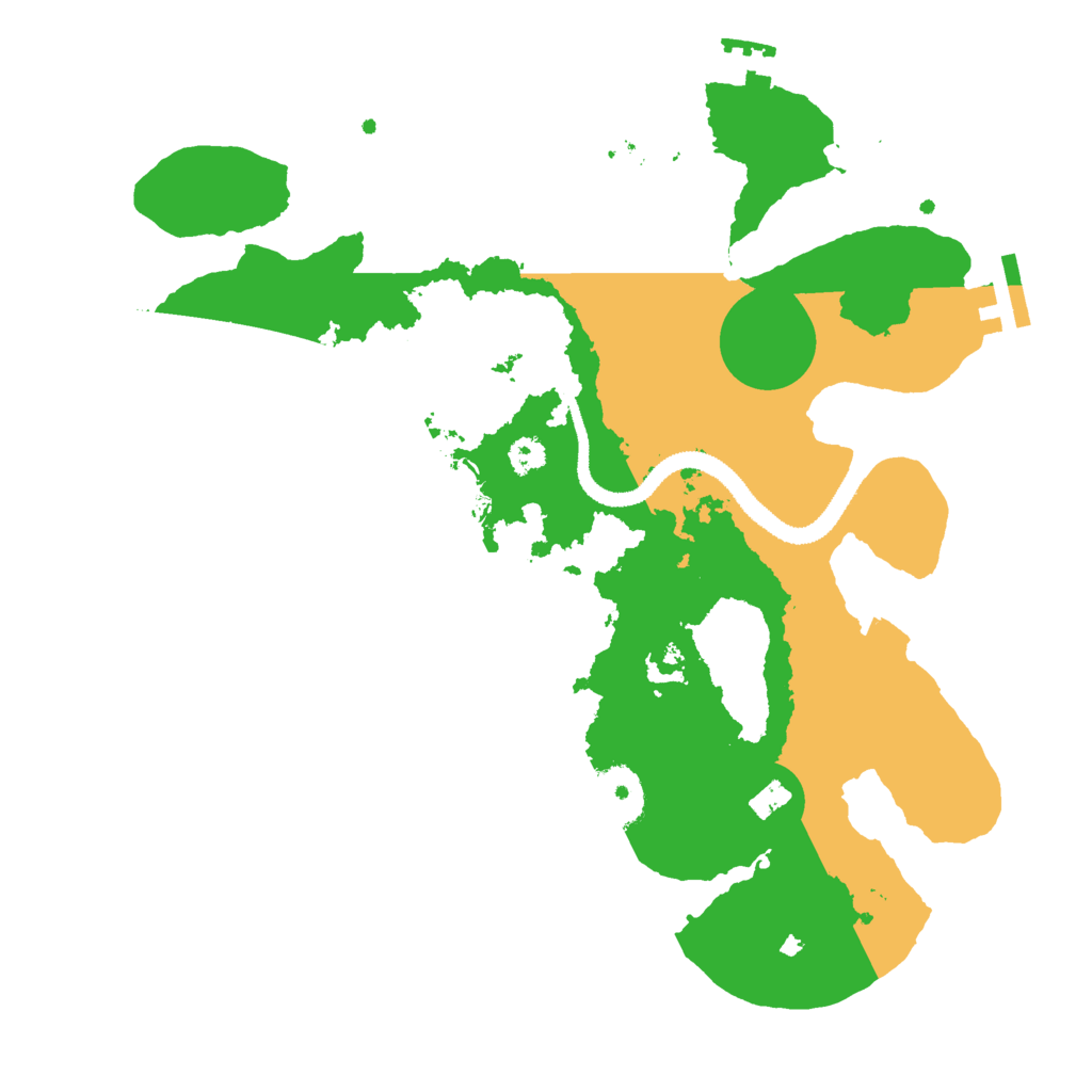 Biome Rust Map: Procedural Map, Size: 3000, Seed: 11035