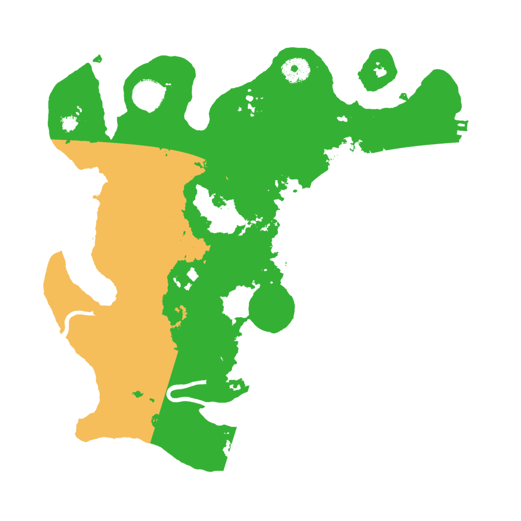 Biome Rust Map: Procedural Map, Size: 3000, Seed: 251286