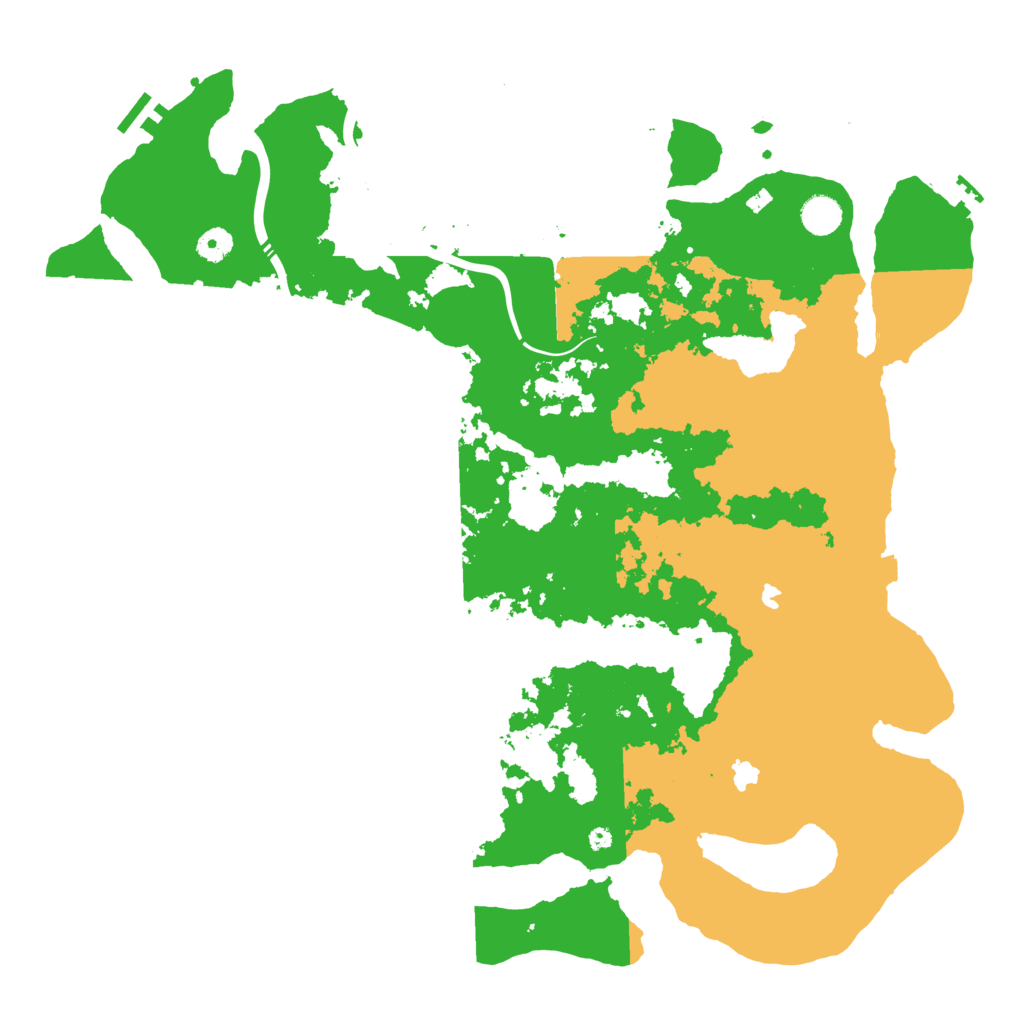 Biome Rust Map: Procedural Map, Size: 4500, Seed: 3765