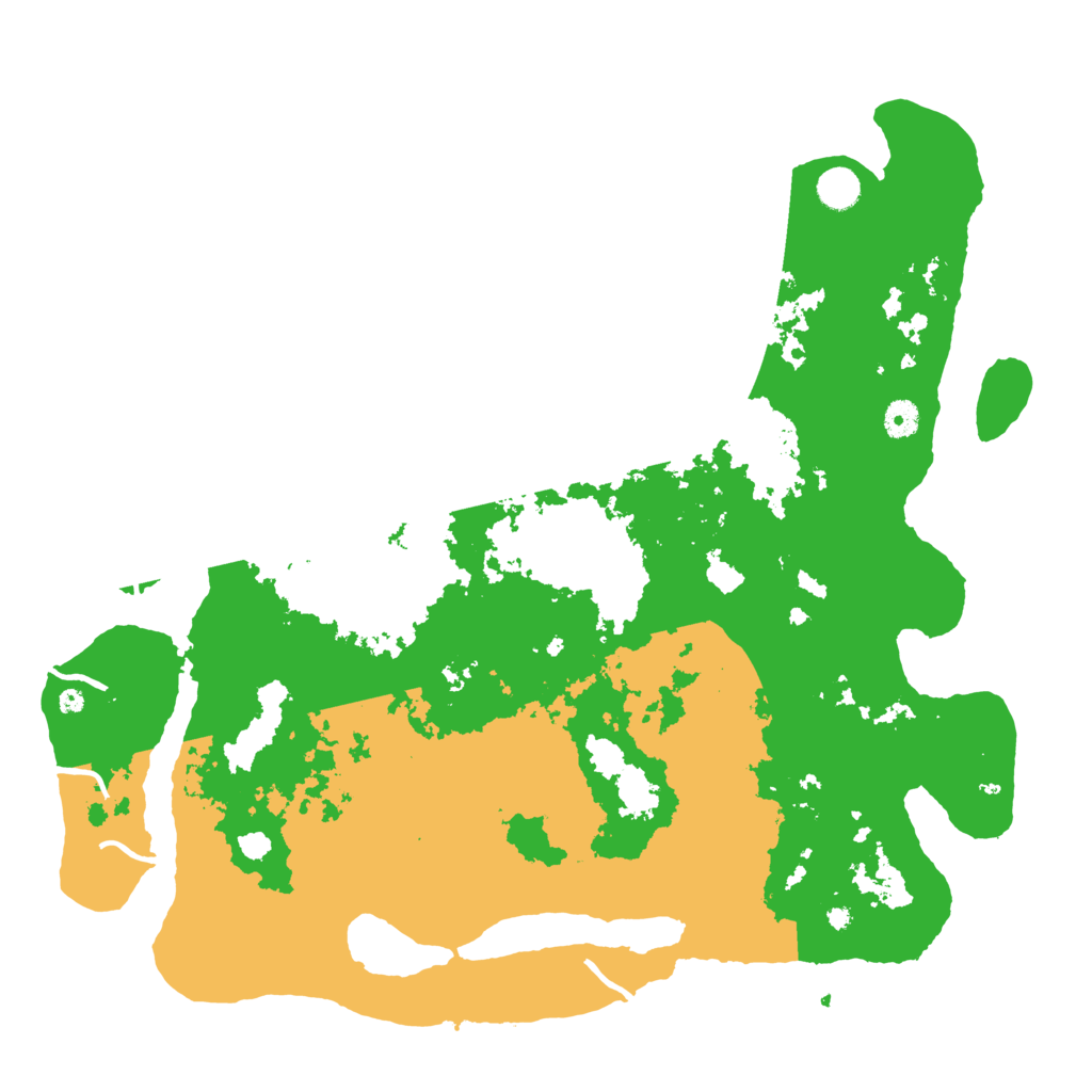 Biome Rust Map: Procedural Map, Size: 4500, Seed: 73779375